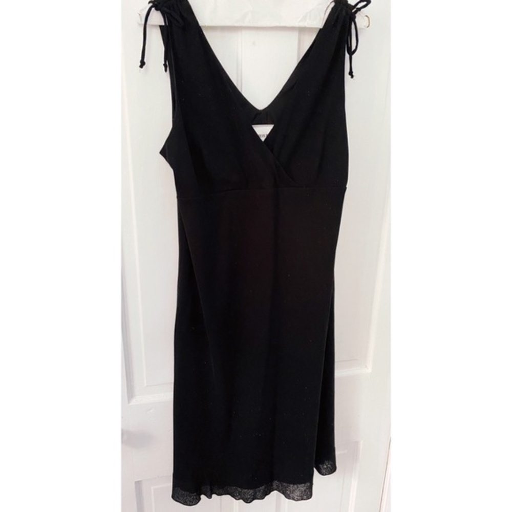 Black Glittery Cocktail Dress